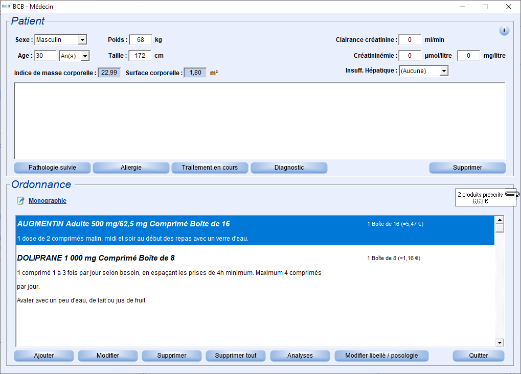 Dépannage AlmaPro1.3.4.9. Installation de la BCB